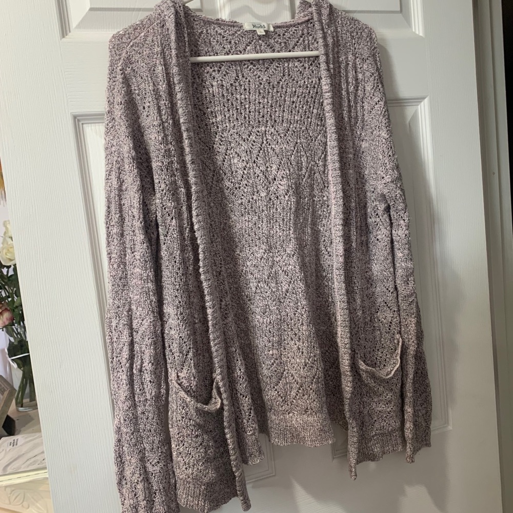 Light Pink Knit Cardigan